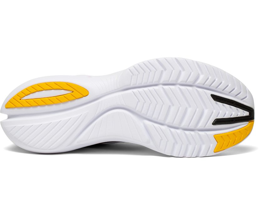 Women's Saucony Kinvara 12 Running Shoes White / Black | Singapore 174KORI